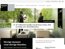 Tablet Screenshot of equipe-bv.nl
